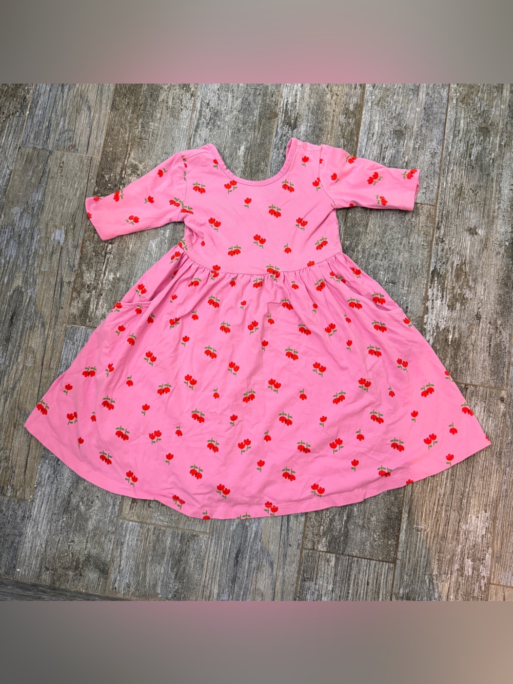 Hanna Andersson Pink Skater Dress
